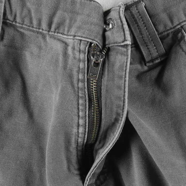 Carhartt Relaxed Fit Duck Canvas Cargo Shorts (Men's W34 equivalent) cotton gray type Vintage Second Hand