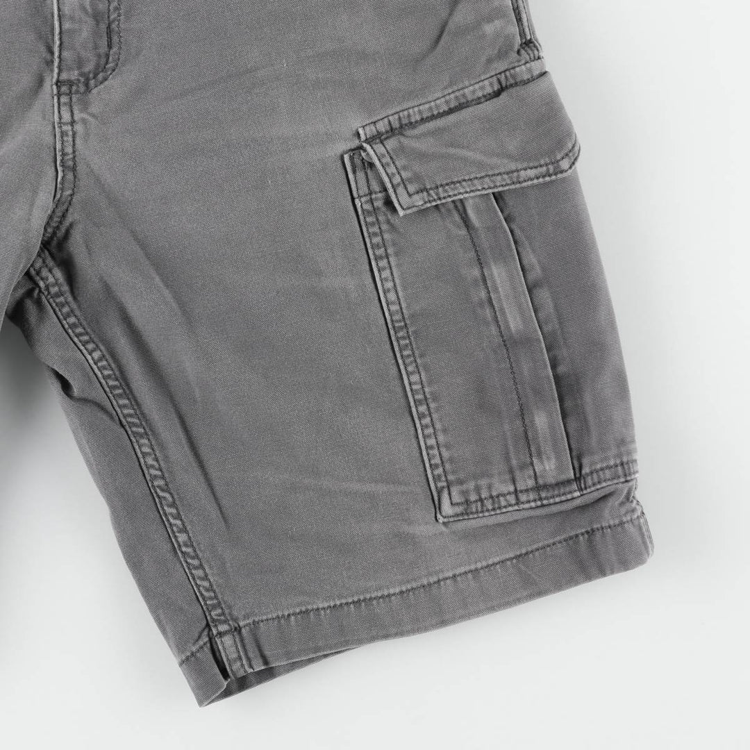 Carhartt Relaxed Fit Duck Canvas Cargo Shorts (Men's W34 equivalent) cotton gray type Vintage Second Hand