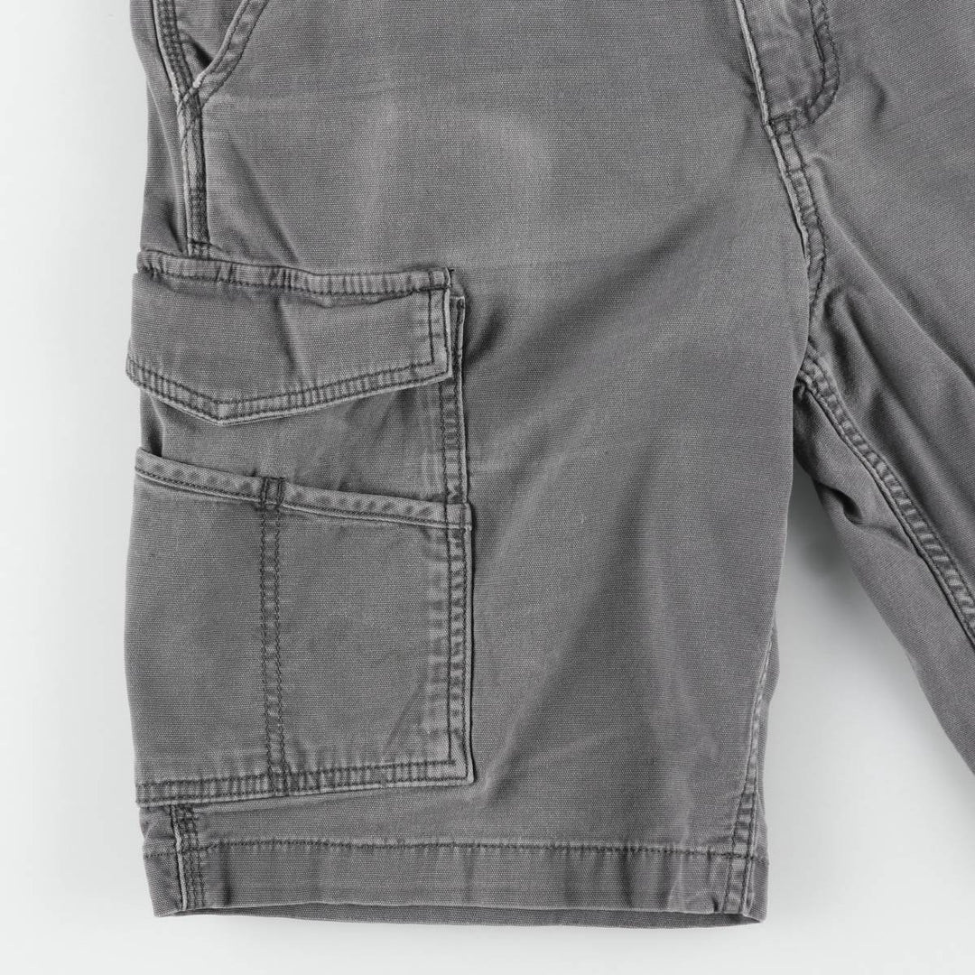 Carhartt Relaxed Fit Duck Canvas Cargo Shorts (Men's W34 equivalent) cotton gray type Vintage Second Hand