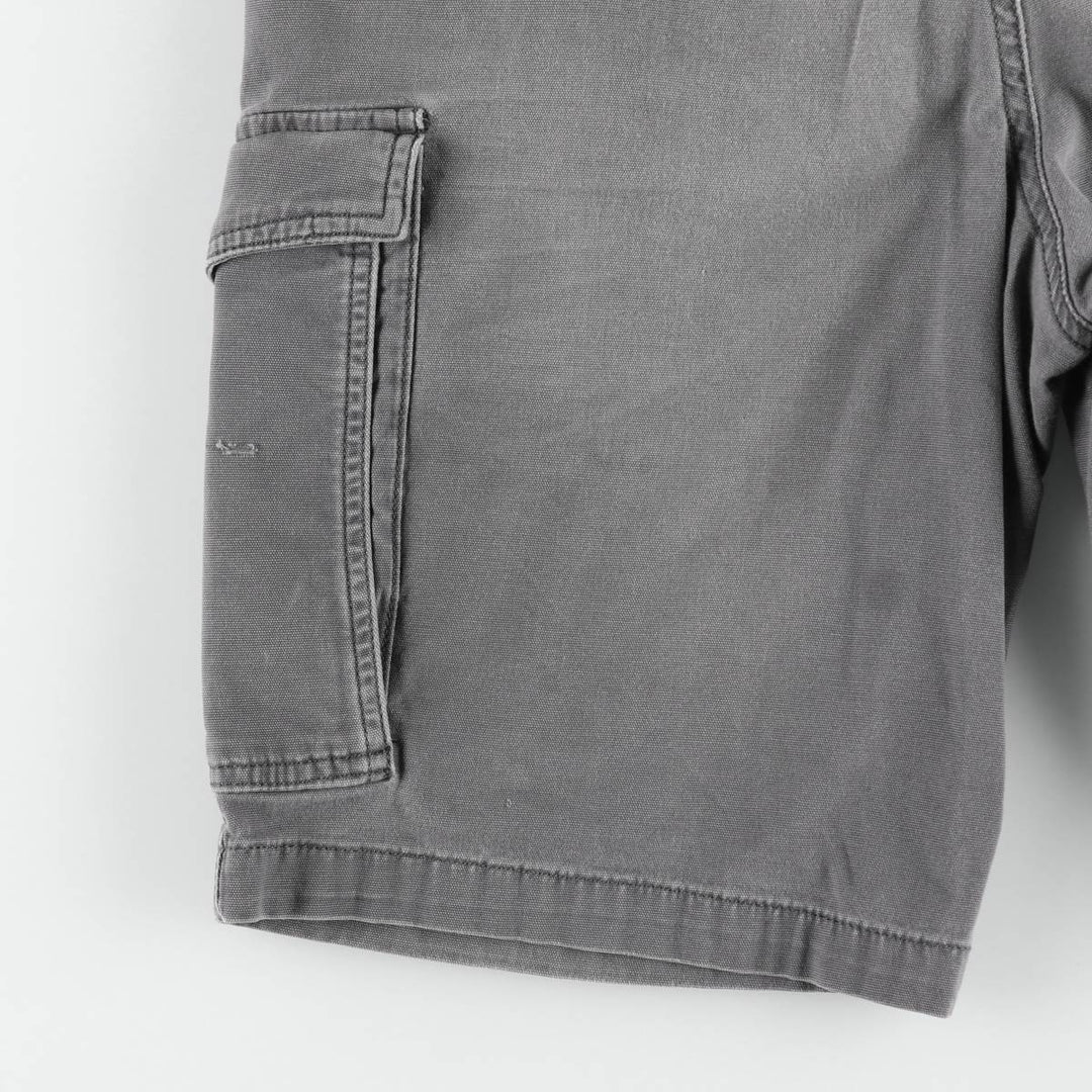 Carhartt Relaxed Fit Duck Canvas Cargo Shorts (Men's W34 equivalent) cotton gray type Vintage Second Hand