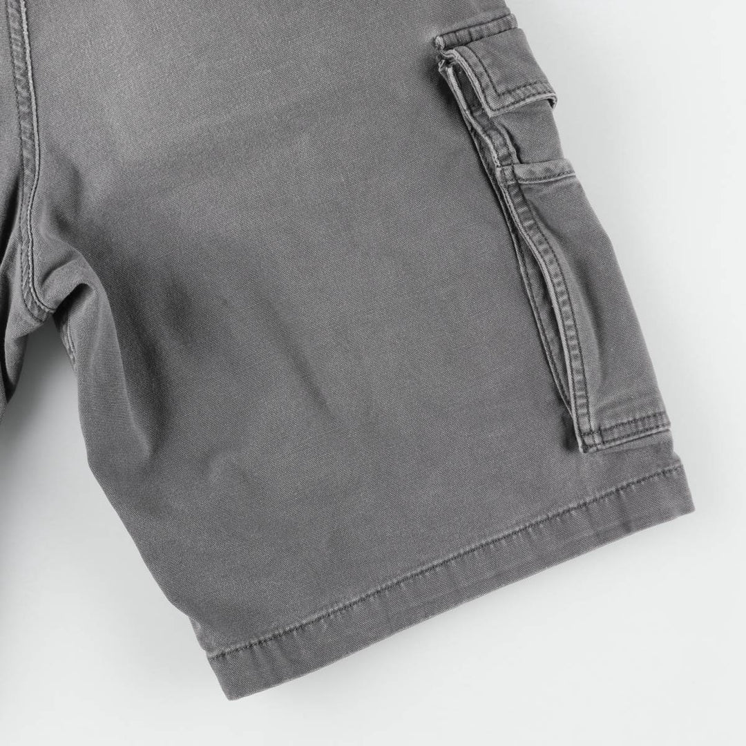 Carhartt Relaxed Fit Duck Canvas Cargo Shorts (Men's W34 equivalent) cotton gray type Vintage Second Hand