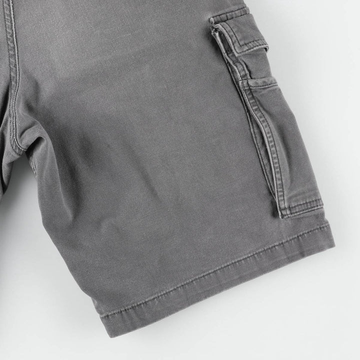 Carhartt Relaxed Fit Duck Canvas Cargo Shorts (Men's W34 equivalent) cotton gray type Vintage Second Hand