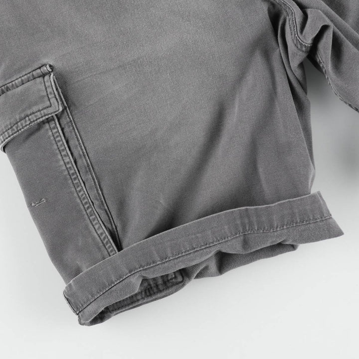 Carhartt Relaxed Fit Duck Canvas Cargo Shorts (Men's W34 equivalent) cotton gray type Vintage Second Hand