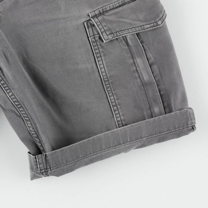 Carhartt Relaxed Fit Duck Canvas Cargo Shorts (Men's W34 equivalent) cotton gray type Vintage Second Hand