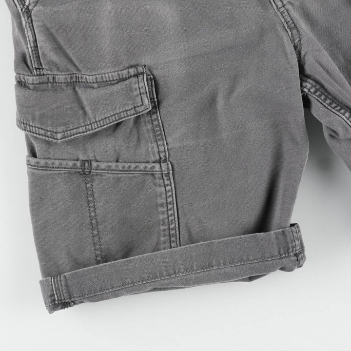 Carhartt Relaxed Fit Duck Canvas Cargo Shorts (Men's W34 equivalent) cotton gray type Vintage Second Hand