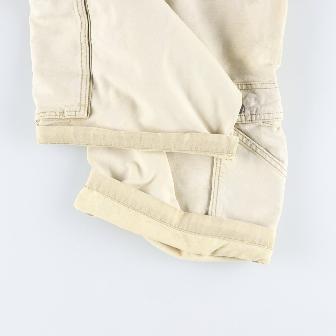 Carhartt Relaxed Fit Duck Cargo Shorts, Men's, W35 equivalent cotton unbleached Vintage Second Hand