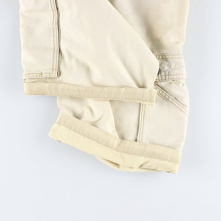 Carhartt Relaxed Fit Duck Cargo Shorts, Men's, W35 equivalent cotton unbleached Vintage Second Hand