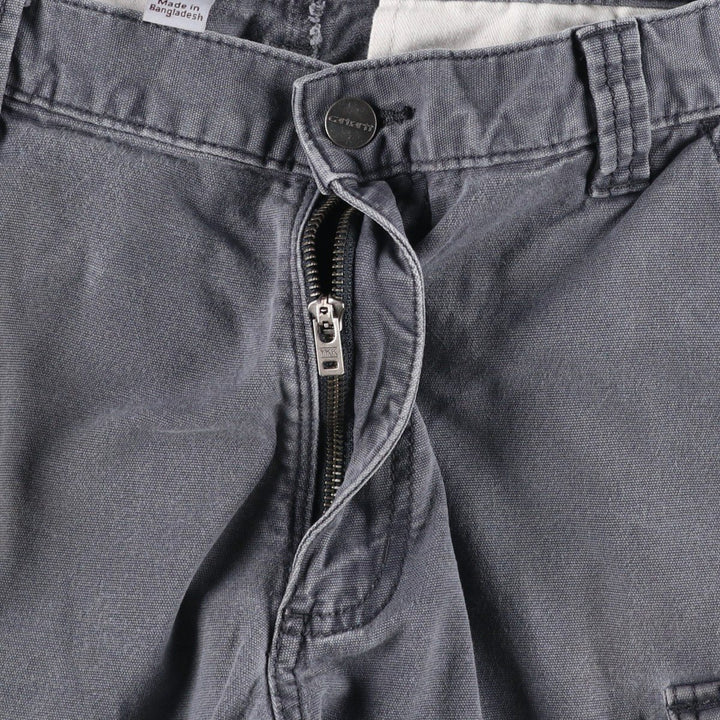 Carhartt Relaxed Fit Duck Cargo Shorts, Men's, W36 cotton Charcoal Vintage Second Hand