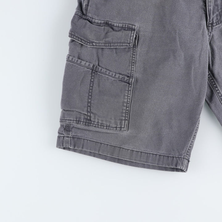 Carhartt Relaxed Fit Duck Cargo Shorts, Men's, W36 cotton Charcoal Vintage Second Hand