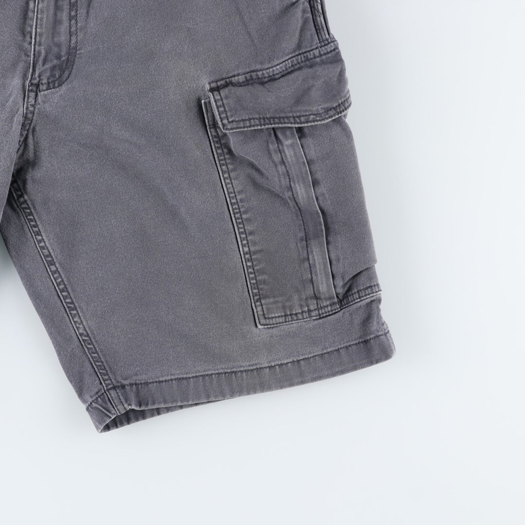 Carhartt Relaxed Fit Duck Cargo Shorts, Men's, W36 cotton Charcoal Vintage Second Hand