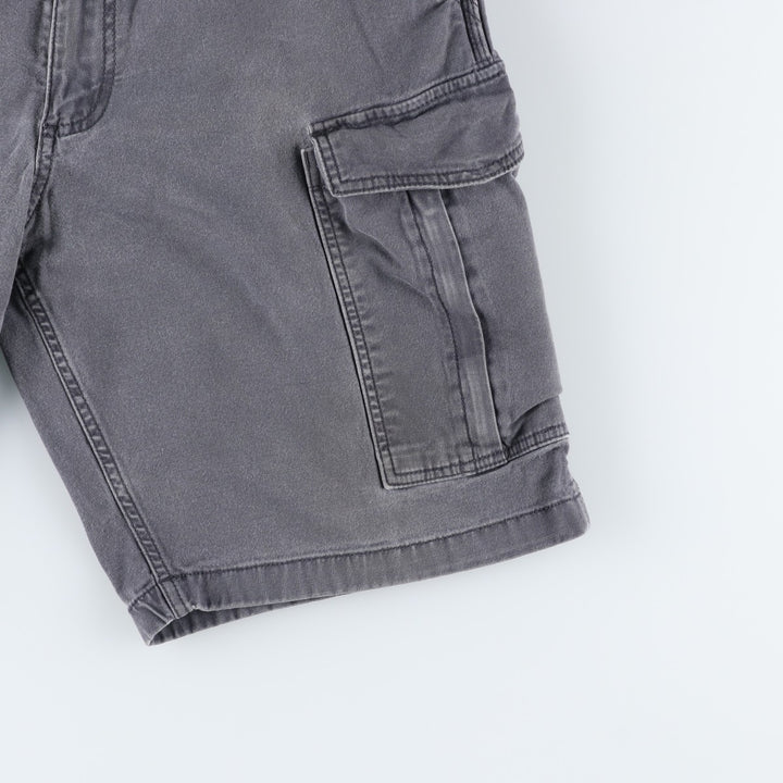 Carhartt Relaxed Fit Duck Cargo Shorts, Men's, W36 cotton Charcoal Vintage Second Hand