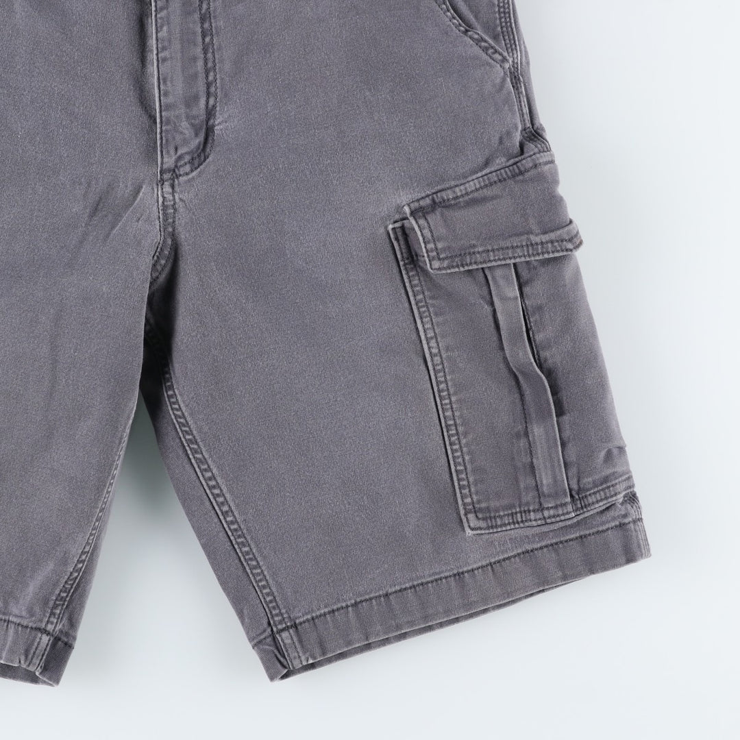 Carhartt Relaxed Fit Duck Cargo Shorts, Men's, W33 equivalent cotton Charcoal Vintage Second Hand