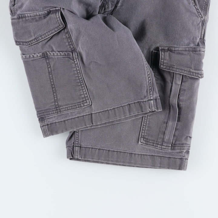 Carhartt Relaxed Fit Duck Cargo Shorts, Men's, W33 equivalent cotton Charcoal Vintage Second Hand