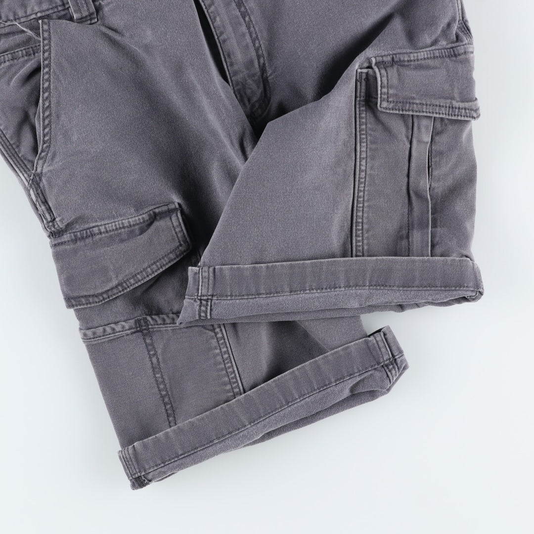 Carhartt Relaxed Fit Duck Cargo Shorts, Men's, W33 equivalent cotton Charcoal Vintage Second Hand