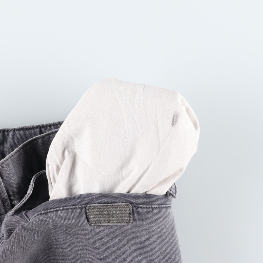 Carhartt Relaxed Fit Duck Cargo Shorts, Men's, W33 equivalent cotton Charcoal Vintage Second Hand