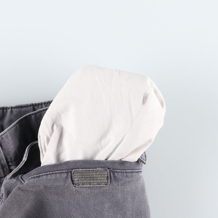 Carhartt Relaxed Fit Duck Cargo Shorts, Men's, W33 equivalent cotton Charcoal Vintage Second Hand