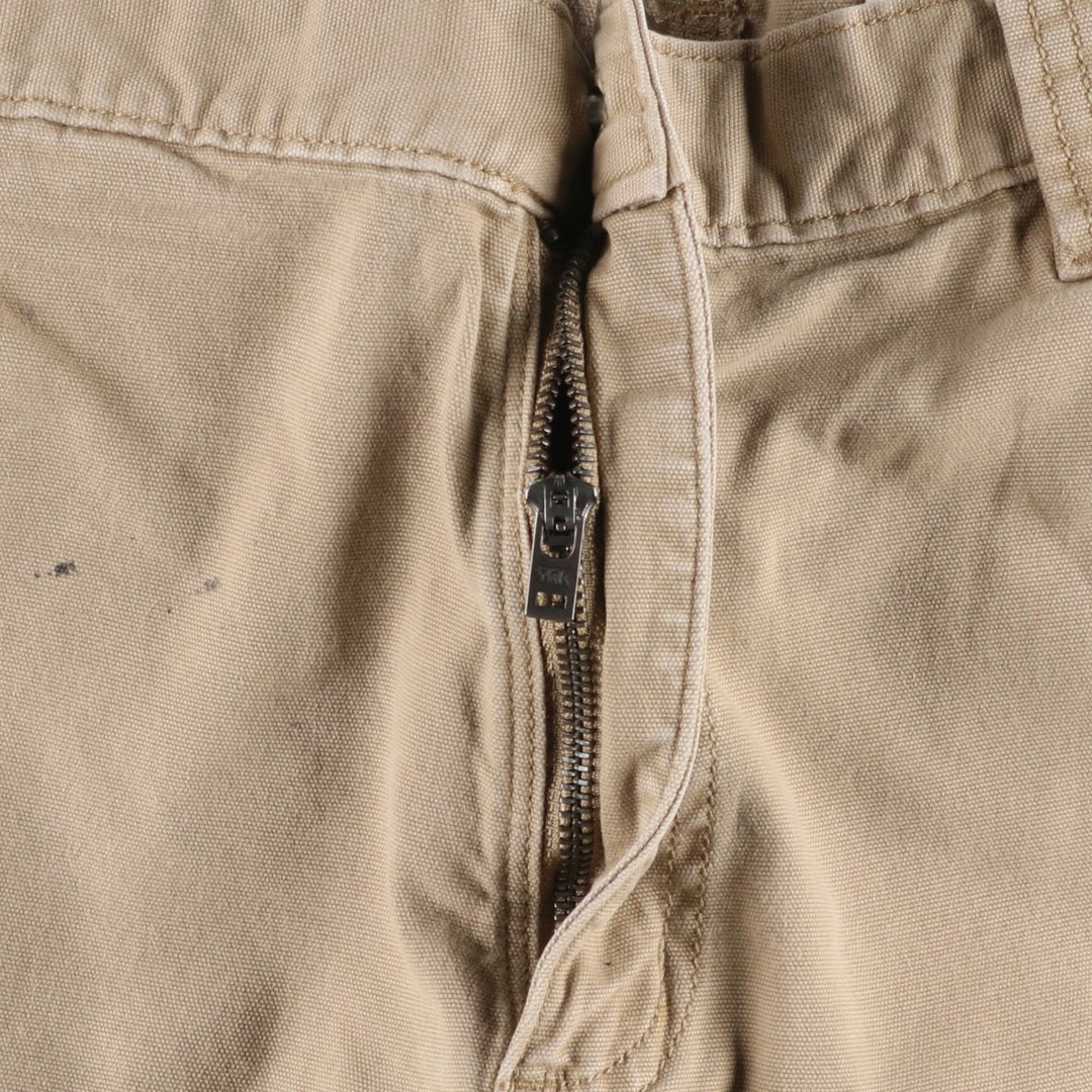 Carhartt Relaxed Fit Duck Cargo Shorts, Men's, W36 cotton Beige type Vintage Second Hand