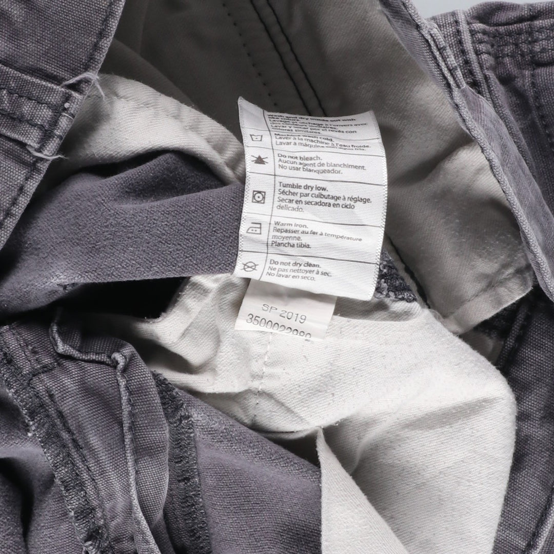 Carhartt Relaxed Fit Duck Cargo Shorts, Men's, W33 equivalent cotton gray type Vintage Second Hand