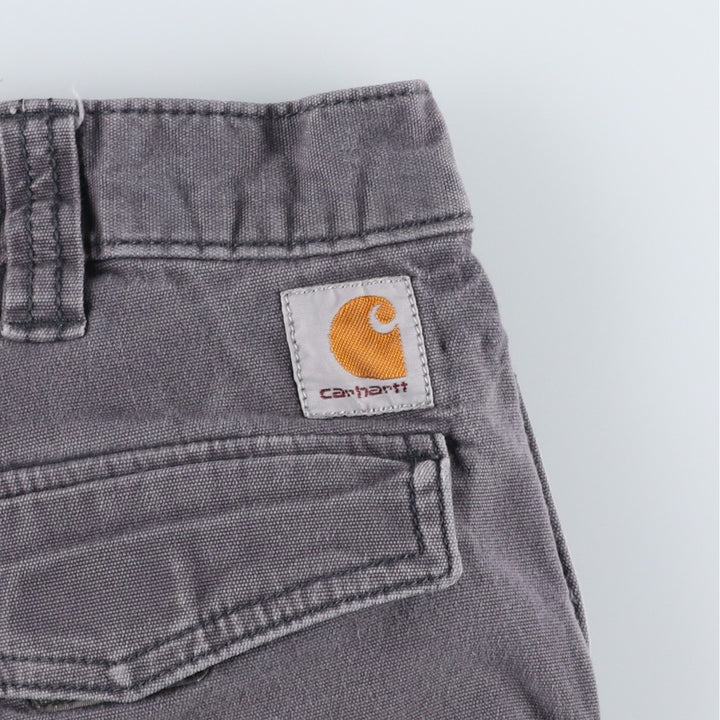 Carhartt Relaxed Fit Duck Cargo Shorts, Men's, W33 equivalent cotton gray type Vintage Second Hand