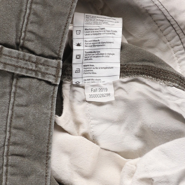 Carhartt Relaxed Fit Duck Cargo Shorts, Men's, W37 cotton Khaki type Vintage Second Hand