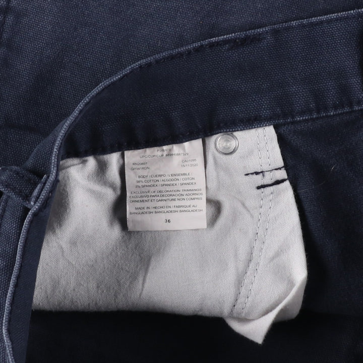 Dickies Duck Fabric Work Shorts, Half Pants, Men's, W37 cotton navy blue type Vintage Second Hand