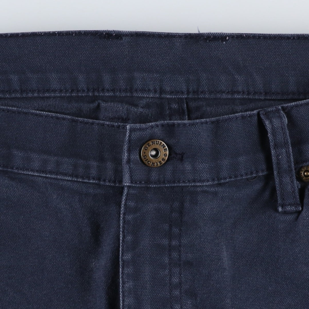 Dickies Duck Fabric Work Shorts, Half Pants, Men's, W37 cotton navy blue type Vintage Second Hand