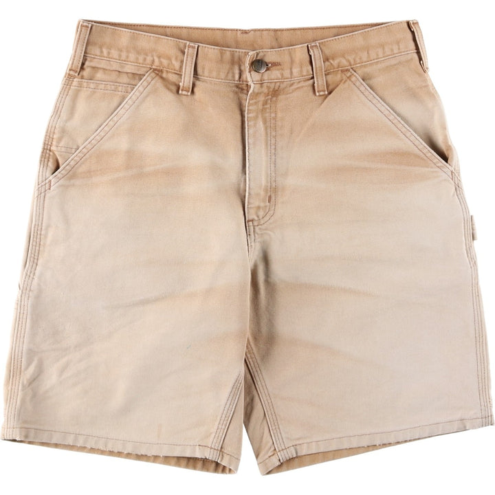 Carhartt Duck Painter Shorts, Shorts, Men's, W32 equivalent cotton Beige type Vintage Second Hand