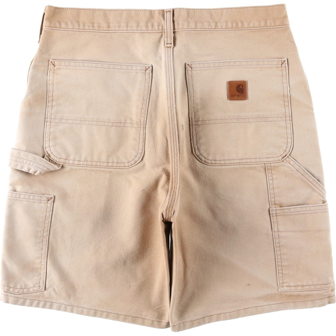 Carhartt Duck Painter Shorts, Shorts, Men's, W32 equivalent cotton Beige type Vintage Second Hand