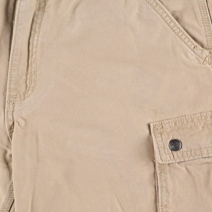 Carhartt Relaxed Fit Duck Cargo Shorts, Men's, W34 equivalent cotton Beige type Vintage Second Hand