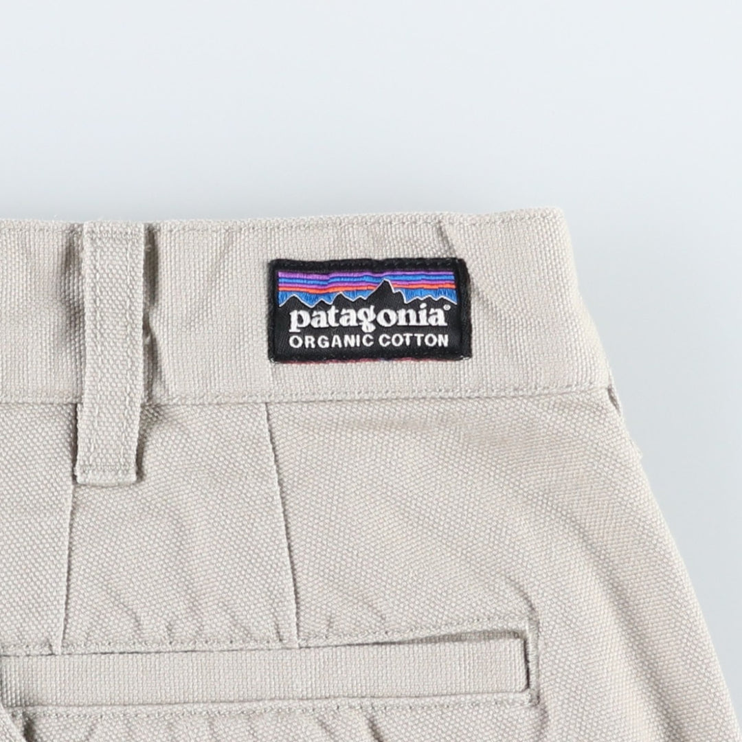 Patagonia Stand Up Shorts 57227SP14 Duck Canvas Shorts Men's W32 equivalent cotton gray type Vintage Second Hand