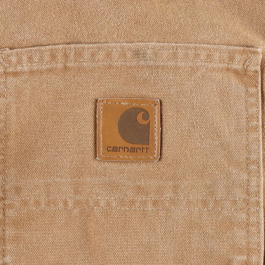 80s-90'S Carhartt Duck Canvas Painter Shorts, Made in USA, Men's Size W37 (approx.), Vintage cotton brick settler Vintage Second Hand