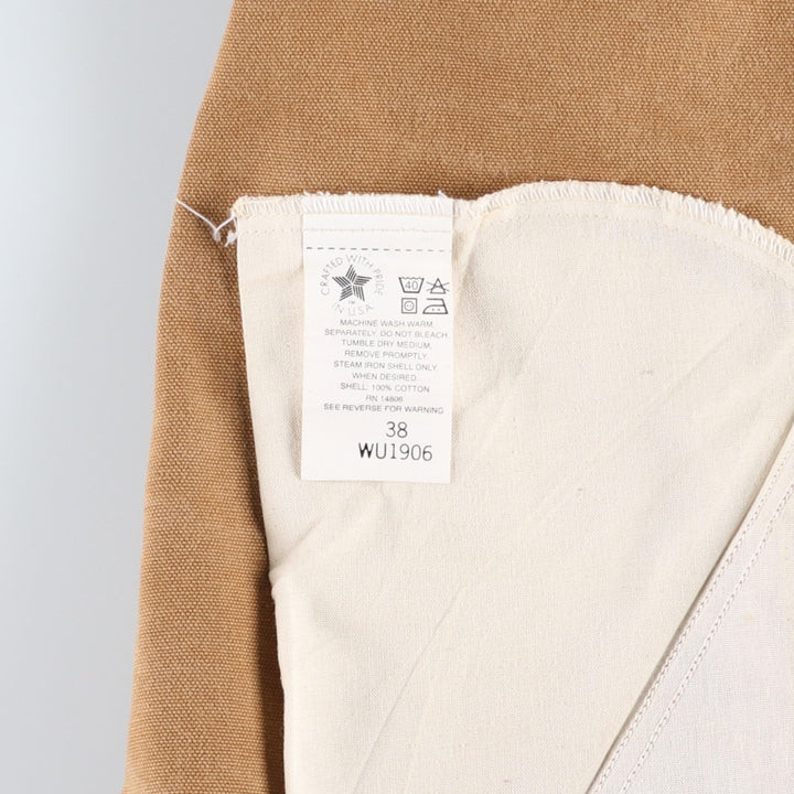 80s-90'S Carhartt Duck Canvas Painter Shorts, Made in USA, Men's Size W37 (approx.), Vintage cotton brick settler Vintage Second Hand