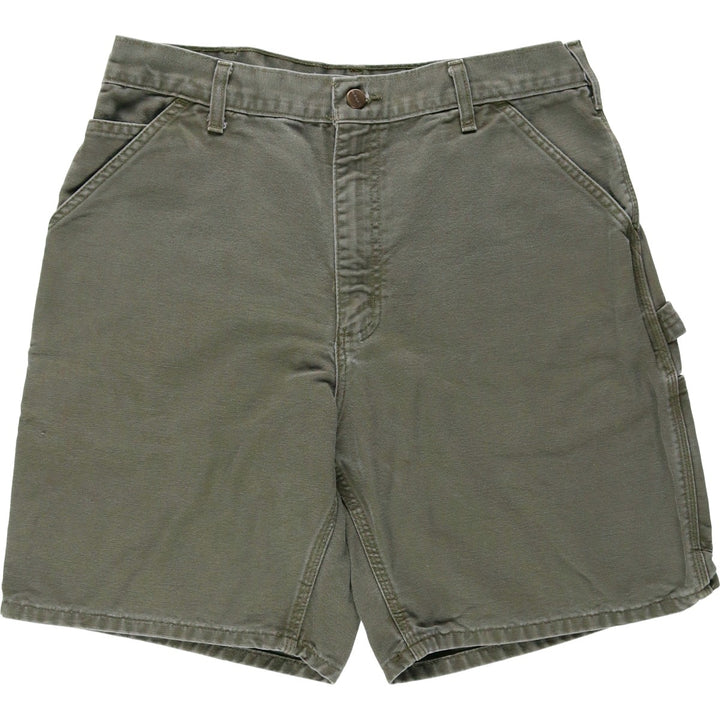Carhartt ORIGINAL FIT Duck Painter Shorts, Shorts, Men's, W34 equivalent cotton gray type Vintage Second Hand