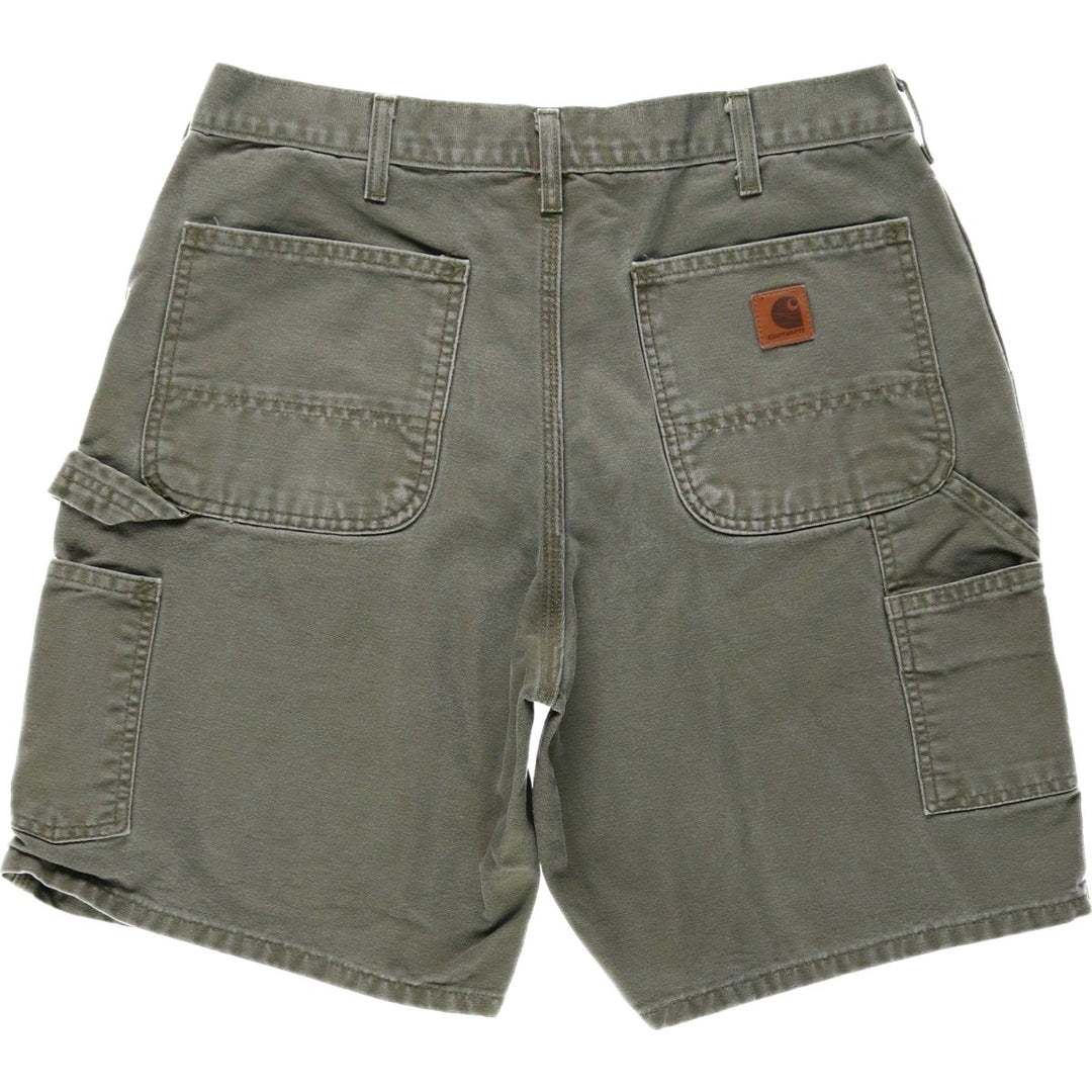 Carhartt ORIGINAL FIT Duck Painter Shorts, Shorts, Men's, W34 equivalent cotton gray type Vintage Second Hand