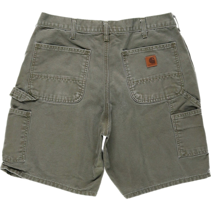 Carhartt ORIGINAL FIT Duck Painter Shorts, Shorts, Men's, W34 equivalent cotton gray type Vintage Second Hand
