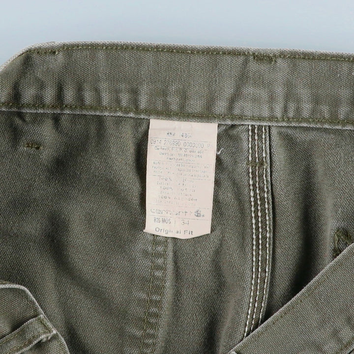 Carhartt ORIGINAL FIT Duck Painter Shorts, Shorts, Men's, W34 equivalent cotton gray type Vintage Second Hand