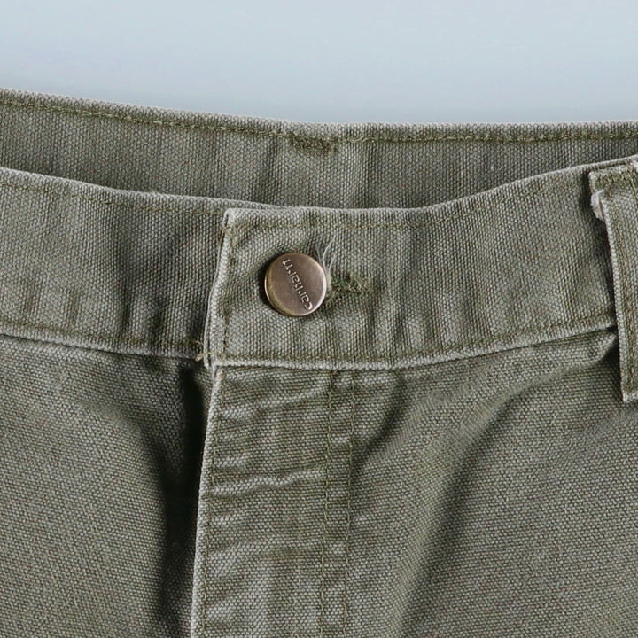 Carhartt ORIGINAL FIT Duck Painter Shorts, Shorts, Men's, W34 equivalent cotton gray type Vintage Second Hand