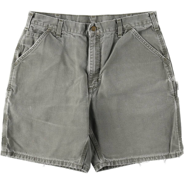 Carhartt Duck Painter Shorts, Shorts, Men's, W36 equivalent cotton Khaki type Vintage Second Hand