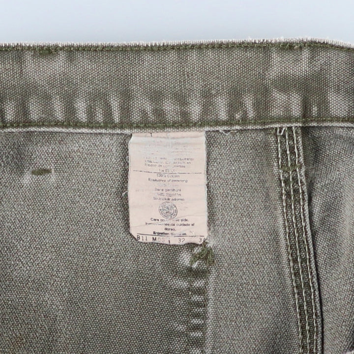 Carhartt Cut-off Duck Canvas Painter Shorts, Men's Size W32 (approx.) cotton gray type Vintage Second Hand