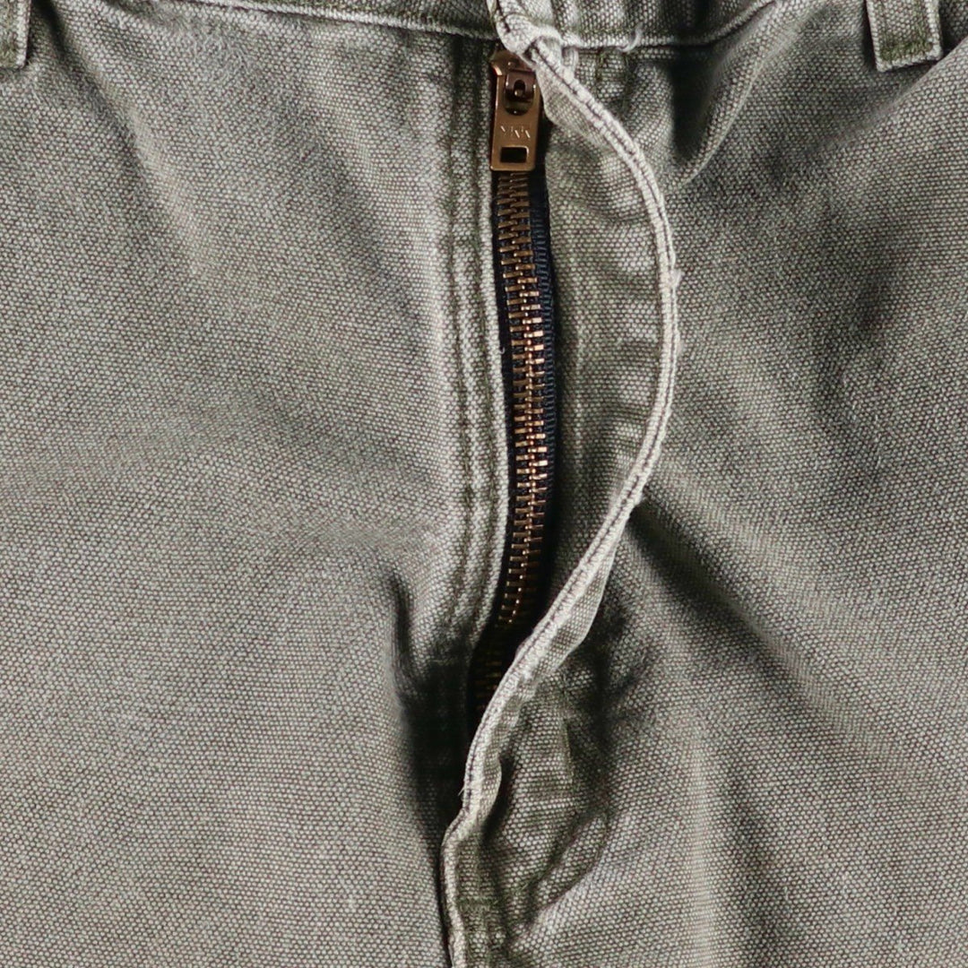 Carhartt Cut-off Duck Canvas Painter Shorts, Men's Size W32 (approx.) cotton gray type Vintage Second Hand