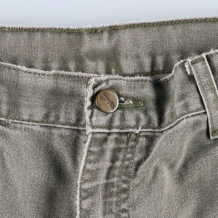 Carhartt Cut-off Duck Canvas Painter Shorts, Men's Size W32 (approx.) cotton gray type Vintage Second Hand