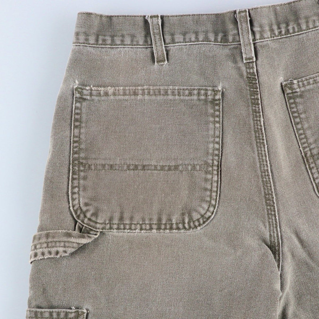 Carhartt Cut-off Duck Canvas Painter Shorts, Men's Size W32 (approx.) cotton gray type Vintage Second Hand