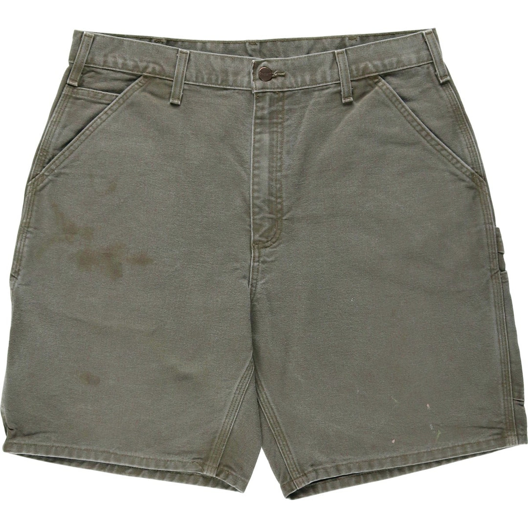 Carhartt Duck Painter Shorts, Shorts, Men's, W36 equivalent cotton Khaki type Vintage Second Hand