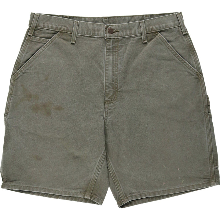 Carhartt Duck Painter Shorts, Shorts, Men's, W36 equivalent cotton Khaki type Vintage Second Hand