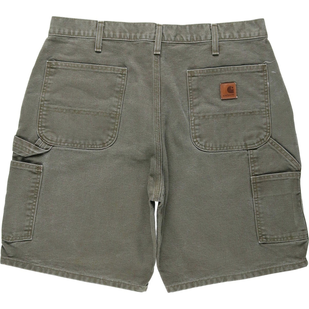 Carhartt Duck Painter Shorts, Shorts, Men's, W36 equivalent cotton Khaki type Vintage Second Hand