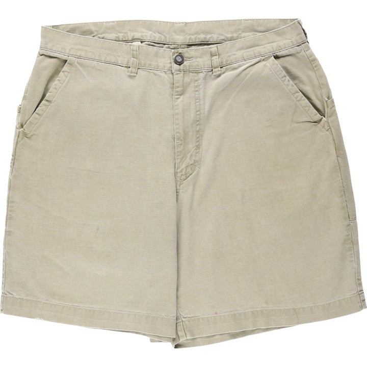 2000'S Patagonia Stand Up Shorts 57211S7 Duck Canvas Shorts Men's W35 equivalent cotton Beige type Vintage Second Hand