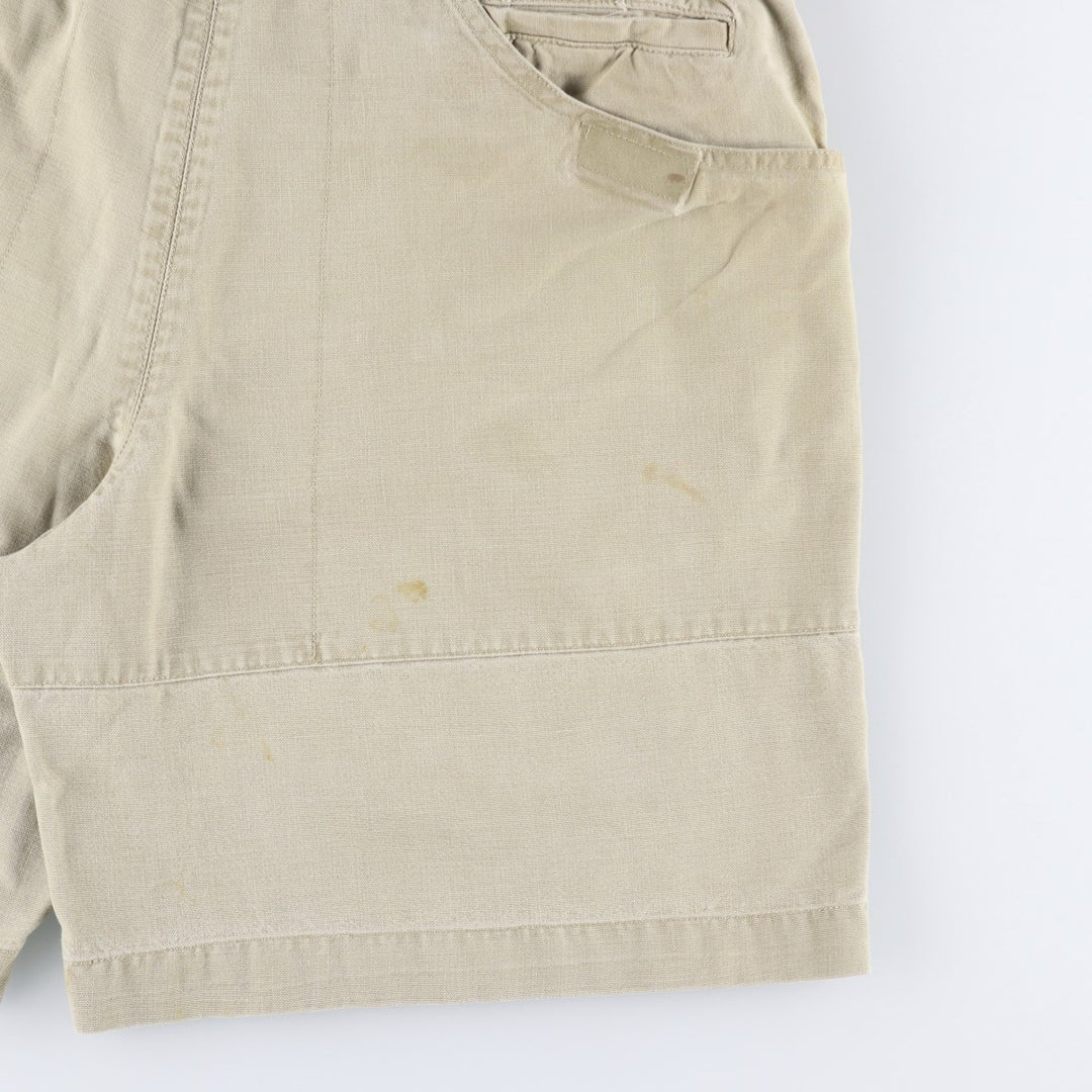 2000'S Patagonia Stand Up Shorts 57211S7 Duck Canvas Shorts Men's W35 equivalent cotton Beige type Vintage Second Hand