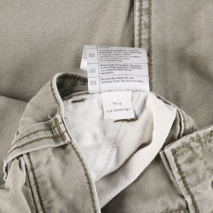 Carhartt Relaxed Fit Duck Cargo Shorts, Men's, W34 equivalent cotton Khaki type Vintage Second Hand