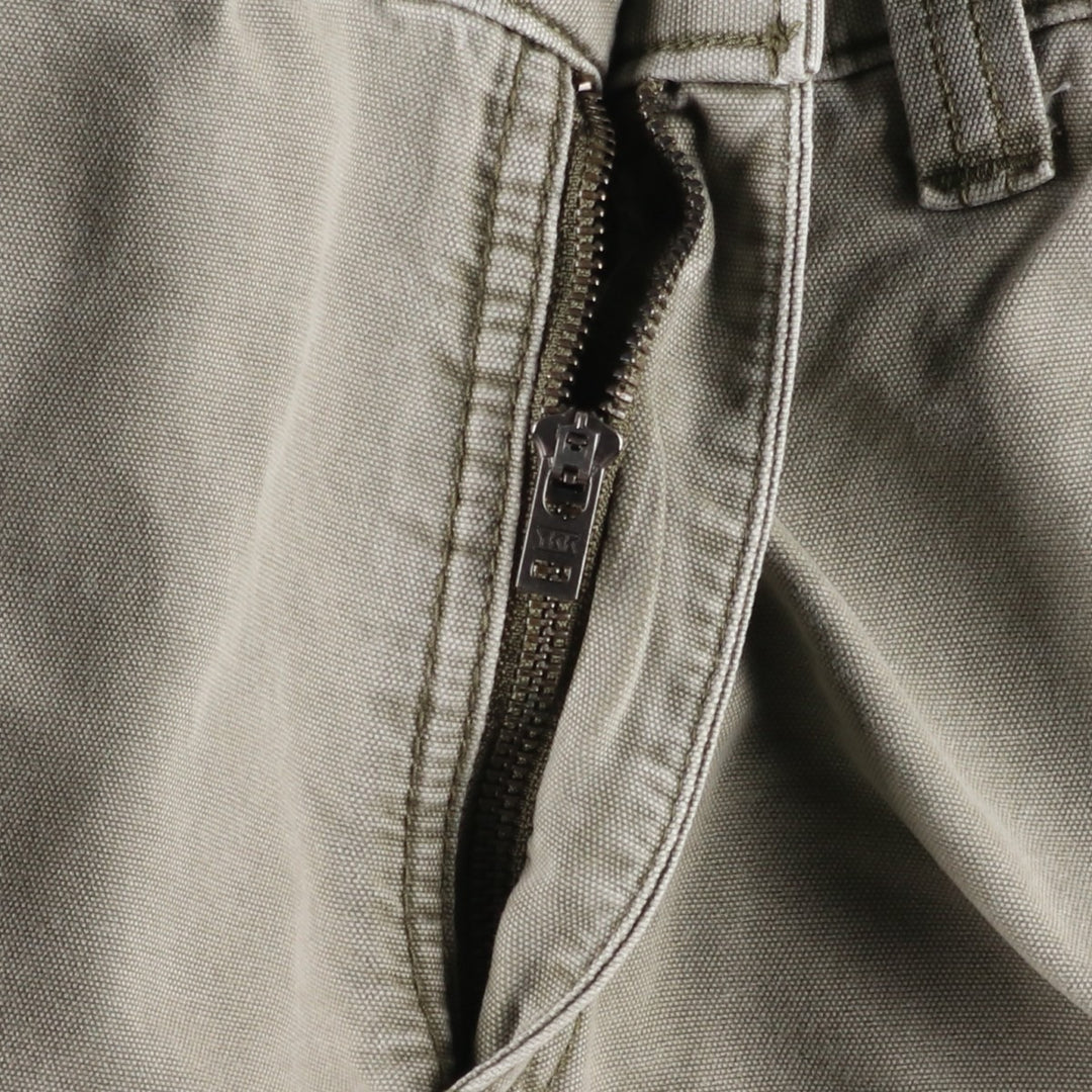 Carhartt Relaxed Fit Duck Cargo Shorts, Men's, W34 equivalent cotton Khaki type Vintage Second Hand