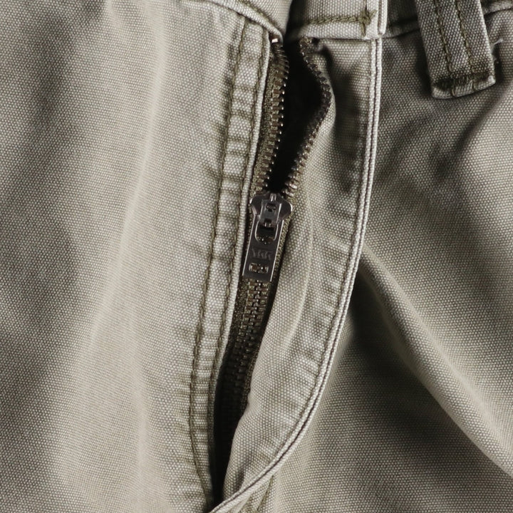 Carhartt Relaxed Fit Duck Cargo Shorts, Men's, W34 equivalent cotton Khaki type Vintage Second Hand